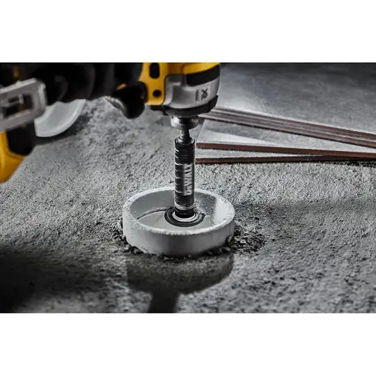 przystawka udarowa z tarczą diamentową 34mm, 1/4", IMPACT CONNECT, DeWalt [DT20563-QZ]