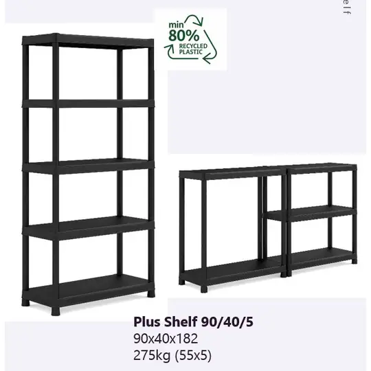 regał warsztatowy 240868, Plus-Shelf 90/40/5, KETER [17207039]