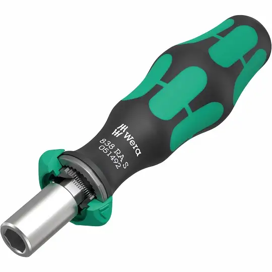 rękojeść do końcówek 1/4" z funkcją grzechotki, 838 RA S, WERA [05051492001]