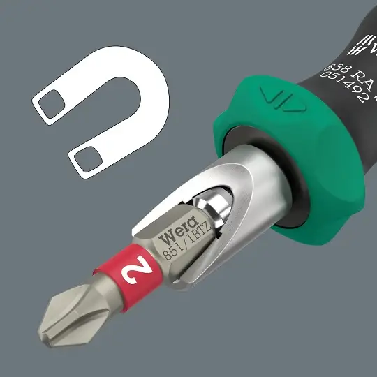 rękojeść do końcówek 1/4" z funkcją grzechotki, 838 RA S, WERA [05051492001]