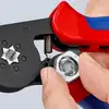 samonastawne szczypce zaciskowe do tulejek kablowych, KNIPEX [97 53 14] z ładowaniem bocznym