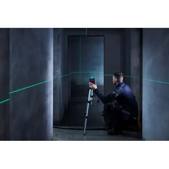 samopoziomujący laser krzyżowy 2-wiązkowy zielony, do 25m, H360G, Hultafors [409170]