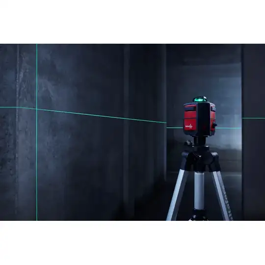 samopoziomujący laser krzyżowy 2-wiązkowy zielony, do 25m, H360G, Hultafors [409170]