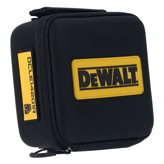 samopoziomujący laser krzyżowy z wiązką czerwoną, zasięg do 30m, 3,6V/1,7Ah, USB, DeWALT [DCLE14201RB-XJ] walizka