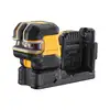 samopoziomujący, zielony laser krzyżowy + 2 punkty 30m, DeWALT [DCE822D1G18-QW] (2)