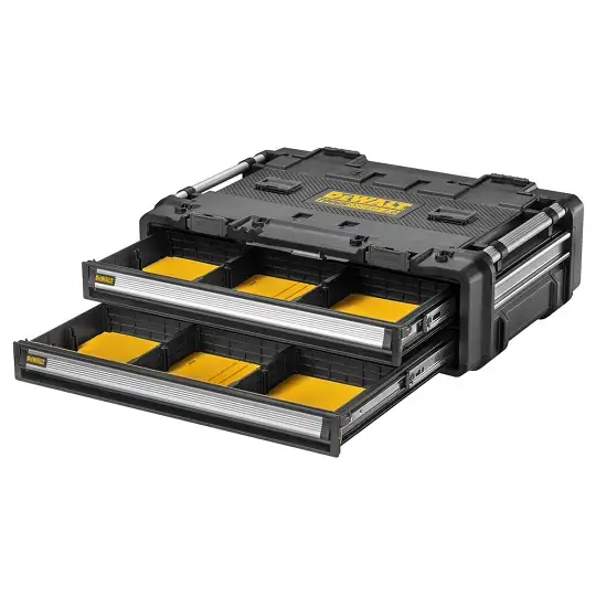 skrzynia narzędziowa organizer z 2 płytkimi szufladami, ToughSystem 2.0 DXL, DeWALT [DWST08520-1]