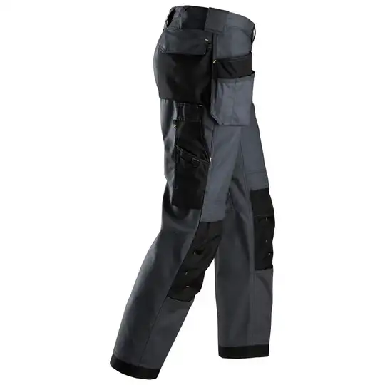 spodnie Canvas+ z workami kieszeniowymi, szare, 3214, Snickers [32145804146] rozmiar 146