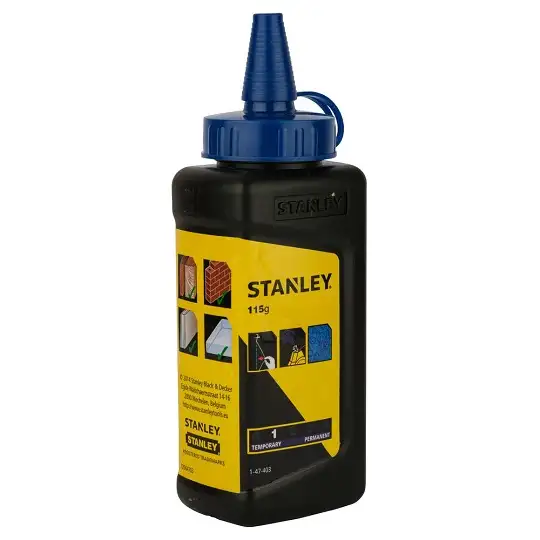 sznur traserski POWERWINDER 30m, kredą i poziomicą sznurkową, Stanley [0-47-465]