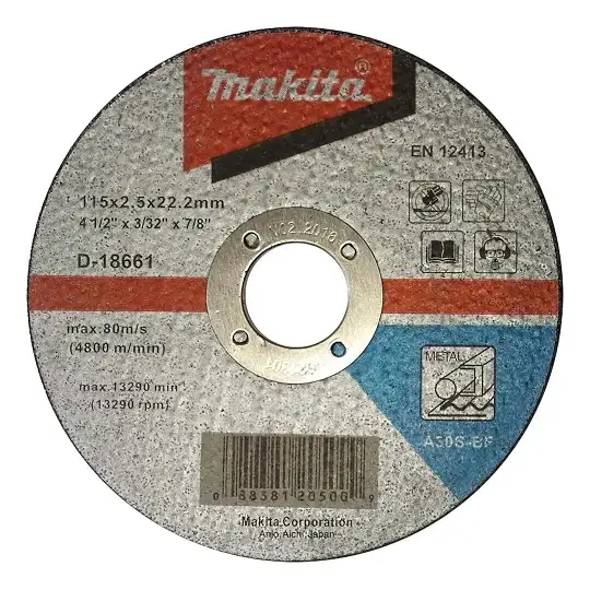 tarcza do cięcia metalu, 115x2,5x22,2mm, Makita [D-18661]