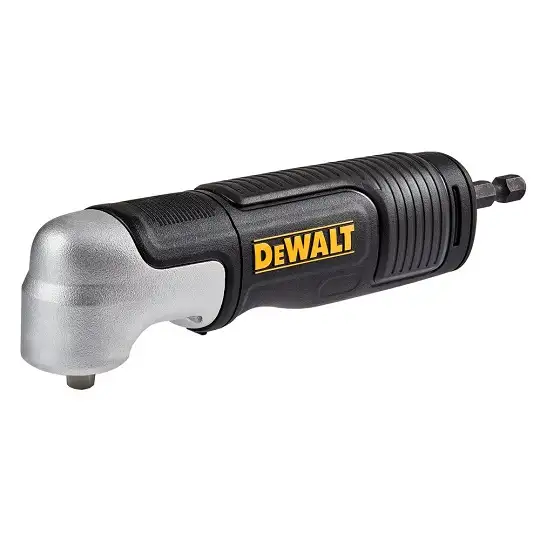 udarowa głowica kątowa 90° z 2-częściową rozkładaną rękojeścią / adapter do nasadek 1/4" z mocowaniem na sześciokąt 1/4", IMPACT EXTREME DeWalt [DT20504-QZ]