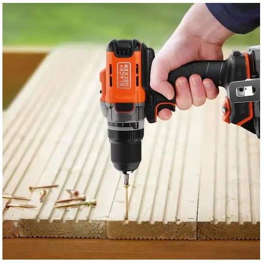 wiertarko-wkrętarka akumulatorowa, 45Nm, 18V POWERCONNECT, Black+Decker [BCD382D1XC-QW] 2,0Ah