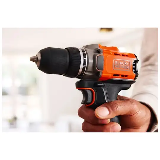 wiertarko-wkrętarka akumulatorowa, 45Nm, 18V POWERCONNECT, Black+Decker [BCD382XN-XJ]
