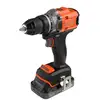 wiertarko-wkrętarka akumulatorowa, 50Nm, 18V POWERCONNECT, Black+Decker [BLD682D1XK-QW] 2,0Ah, walizka