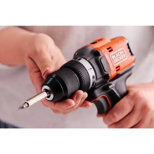wiertarko-wkrętarka akumulatorowa, 50Nm, 18V POWERCONNECT, Black+Decker [BLD682D1XK-QW] 2,0Ah, walizka