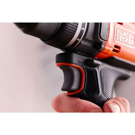 wiertarko-wkrętarka akumulatorowa, 50Nm, 18V POWERCONNECT, Black+Decker [BLD682D2XK-QW] 2x2,0Ah, walizka