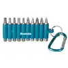 zestaw 10 szt. końcówek 1/4", 50mm, w uchwycie gumowym, Makita [D-65028]