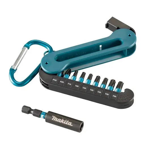 zestaw 10 szt. końcówek udarowych 1/4", 25mm, IMPACT BLACK, MAKITA [E-15811]