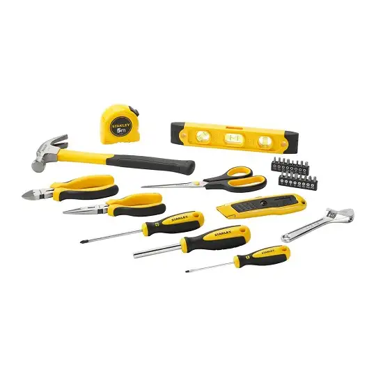 zestaw 28 szt. narzędzi i akcesoriów: wkrętaków, szczypiec, końcówek 1/4", Stanley [STHT78050-1]