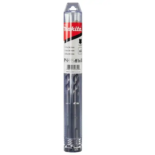 zestaw 3 szt. wierteł do betonu SDS-Max, Makita [D-40587]