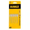 zestaw 5 wierteł płaskich do drewna 14, 18, 22, 25, 32mm DeWalt [DT4798-QZ]