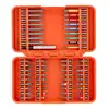 zestaw końcówek 1/4" do śrub płaskich, PH, PZ, TORX, TORX z otworem, HEX, Robertson, 54szt. BAHCO [59S/54C-1]