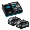 zestaw zasilający: 2 akumulatory 4,0Ah BL4040 + ładowarka DC40RA, 40V max XGT, Makita [191L77-9]