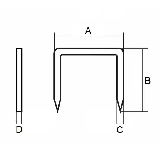 zszywki do zszywacza DST221, 22x10mm, ocynkowane, Makita [F-32689] 5040 szt.