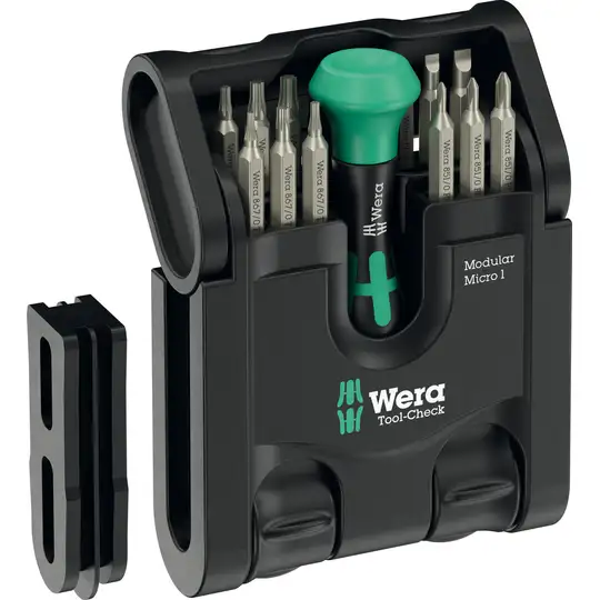 21szt. końcówek 1/4'' Tool-Check Modular Micro 1 WERA [05049002001]