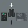 21szt. końcówek 1/4'' Tool-Check Modular Micro 1 WERA [05049002001]