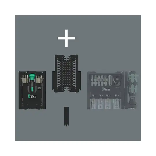 21szt. końcówek 1/4'' Tool-Check Modular Micro 1 WERA [05049002001]