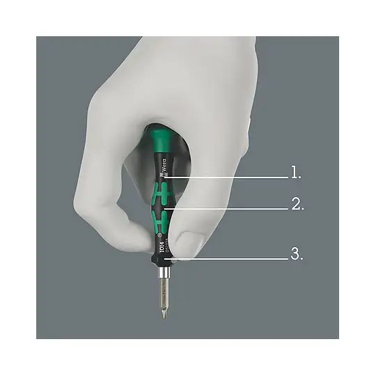 21szt. końcówek 1/4'' Tool-Check Modular Micro 1 WERA [05049002001]