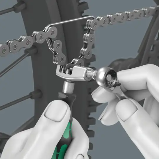 38szt. narzędzi rowerowych, nitownica, Bicycle Set 3A, Wera [05004188001]