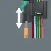 Zestaw 7szt kluczy trzpieniowych z kulką do śrub imbusowych, z magnetyzerem, 950/7 Hex-Plus Multicolour Magnet 1, Wera [05022534001]