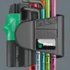 Zestaw 7szt kluczy trzpieniowych z kulką do śrub imbusowych, z magnetyzerem, 950/7 Hex-Plus Multicolour Magnet 1, Wera [05022534001]