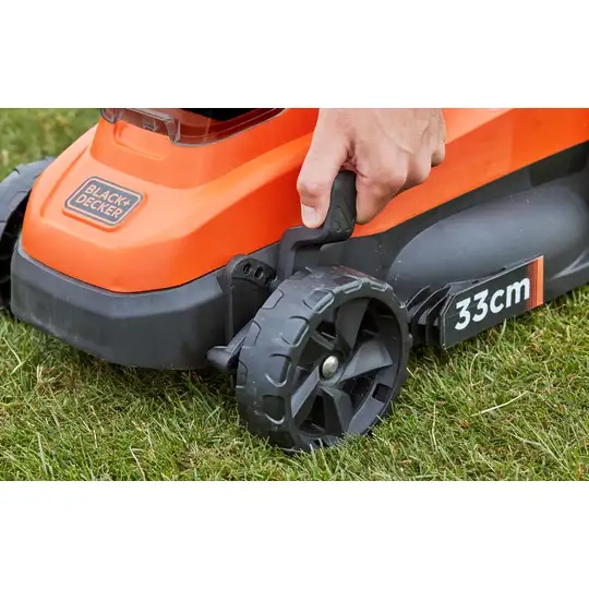 akumulatorowa kosiarka do trawy 33cm, 2x18V, POWERCONNECT, Black+Decker [BCMW3318N-XJ]