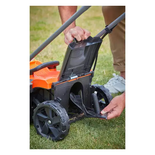 akumulatorowa kosiarka do trawy 33cm, 2x18V, POWERCONNECT, Black+Decker [BCMW3318N-XJ]