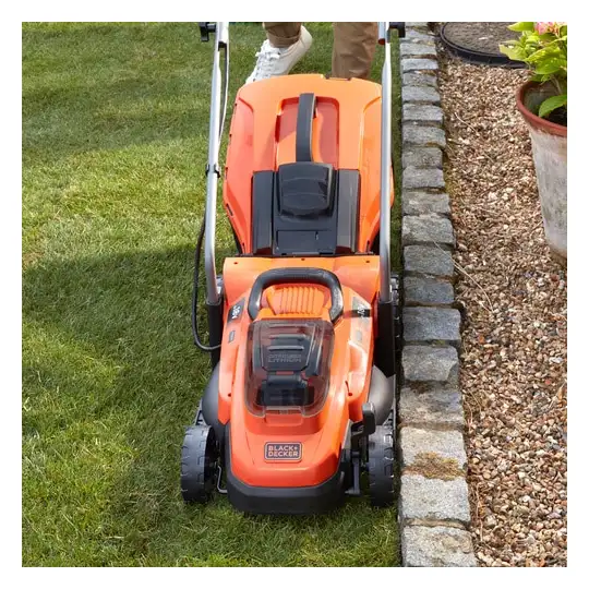 akumulatorowa kosiarka do trawy 33cm, 2x18V, POWERCONNECT, Black+Decker [BCMW3318N-XJ]