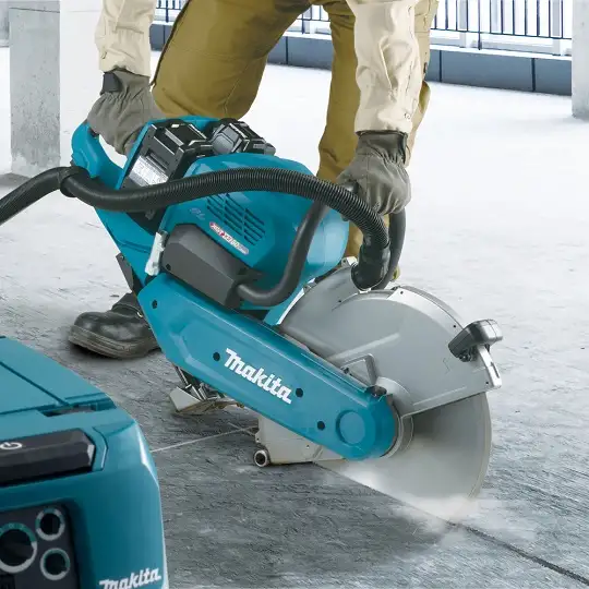 akumulatorowa przecinarka tarczowa 355mm do cięcia na sucho, 2x40V max XGT, Makita [CE002GZ01] AWS