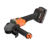 akumulatorowa szlifierka kątowa 115mm, POWERCONNECT 18V, 2x2,0Ah, Black+Decker [BCG6L8D2S-QW] Li-Ion