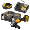 akumulatorowa szlifierka kątowa 125mm 2x4.0Ah, 18V XR DEWALT [DCG407M2T-QW]