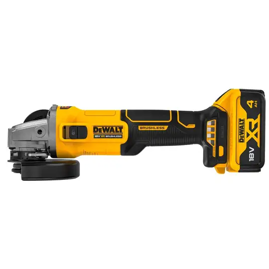 akumulatorowa szlifierka kątowa 125mm 2x4.0Ah, 18V XR DEWALT [DCG407M2T-QW]