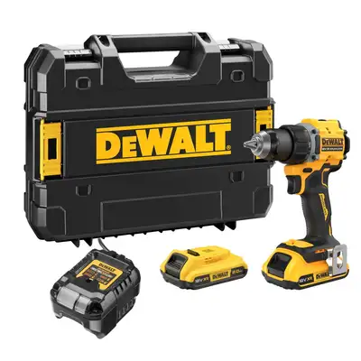 akumulatorowa wiertarko-wkrętarka, 18V, 2x2Ah, XR, DEWALT [DCD794D2T-QW]