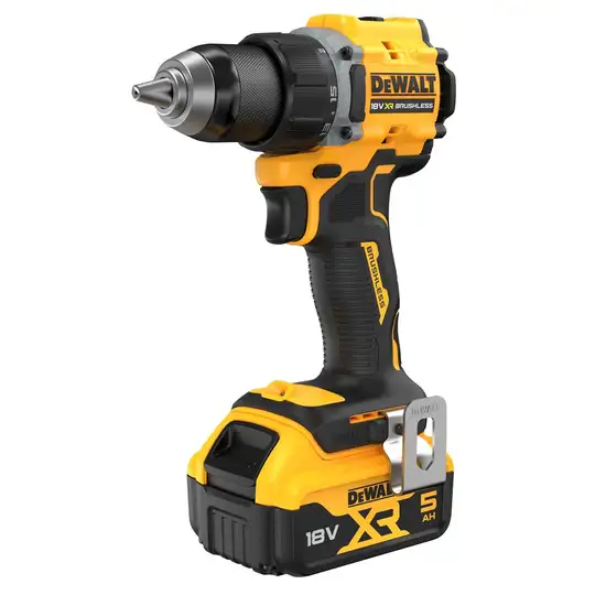 akumulatorowa wiertarko-wkrętarka, 18V XR, 2x5.0Ah, DEWALT [DCD794P2T-QW]