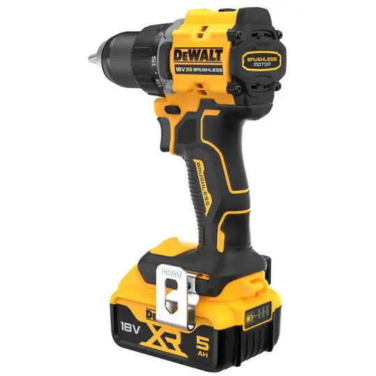 akumulatorowa wiertarko-wkrętarka, 18V XR, 2x5.0Ah, DEWALT [DCD794P2T-QW]