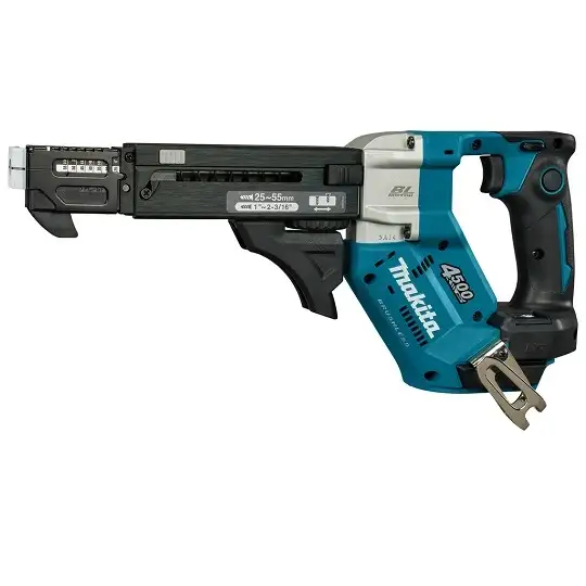 akumulatorowa wkrętarka z magazynkiem, do płyt G-K, 25-55mm, 18V, Makita [DFR552Z]