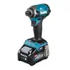 akumulatorowa zakrętarka udarowa 1/4", 210Nm, 40V max XGT, Makita [TD003GA201] 2x2,0Ah