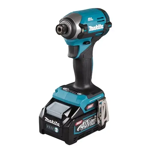 akumulatorowa zakrętarka udarowa 1/4", 210Nm, 40V max XGT, Makita [TD003GA201] 2x2,0Ah