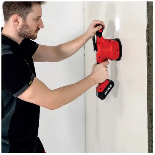 akumulatorowy wibrator do płytek z przyssawką 18V, RV-18 ENERGY, Rubi [60943] 2,0Ah