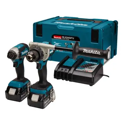 akumulatorowy zestaw Combo DTD153 + DDF486, 18V, Makita [DLX2432TJ] 2x5,0Ah, LXT