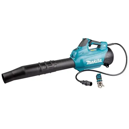 dmuchawa akumulatorowa 36V-40V max XGT, Makita [UB003CZ] zasilana z PDC1200 / PDC1500
